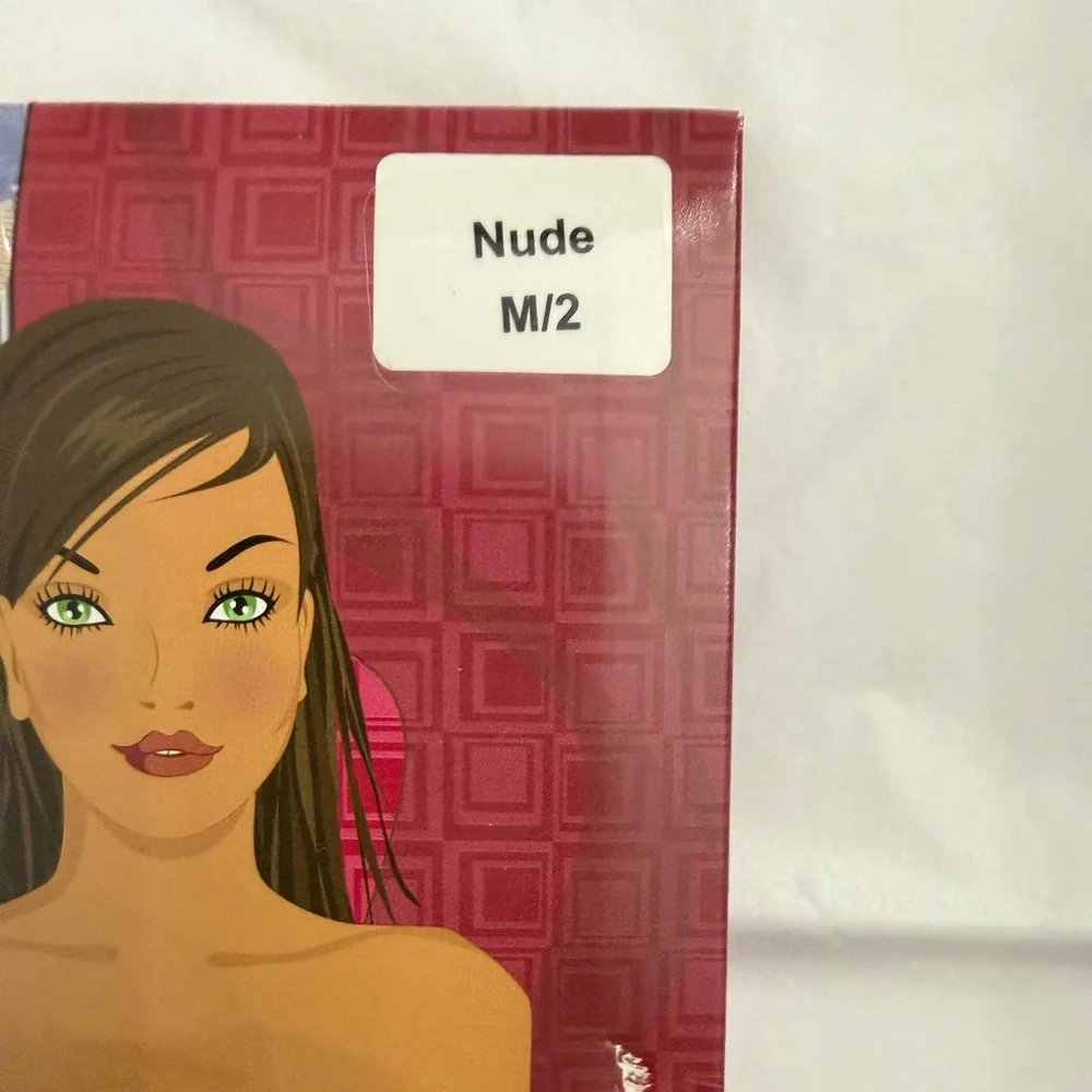 NWT SlimMe by MeMoi Strapless Seamless Bandeau Bra Shaper Nude Size M/2 MSM-113 - Picture 2 of 5